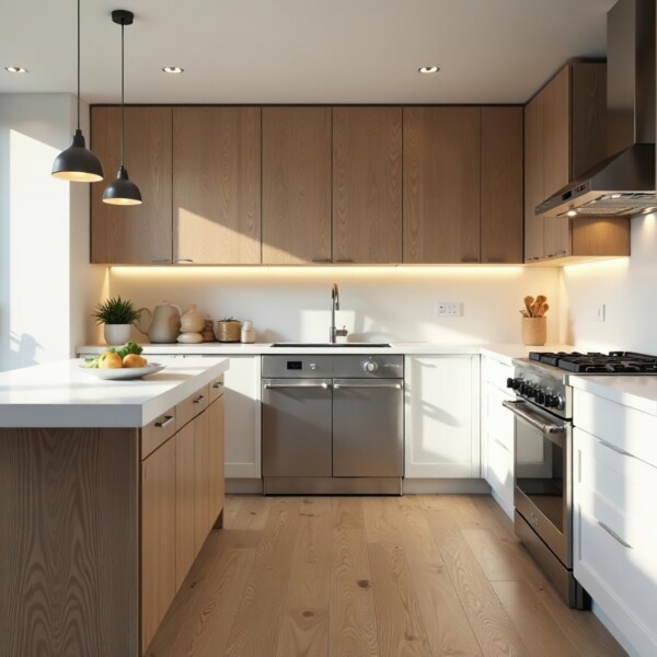 kitchen makeover in Colchester with modern finishes